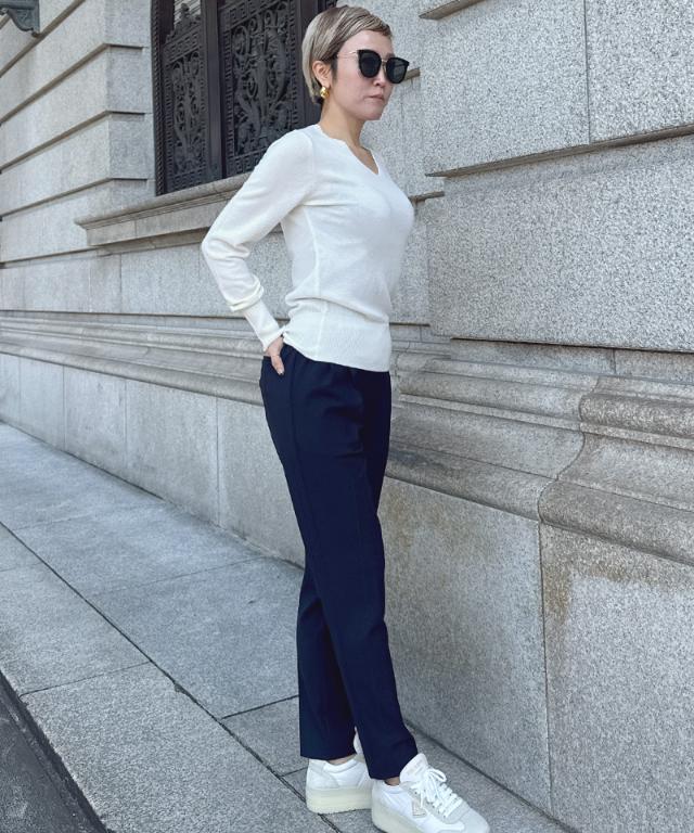 Ｖネックカシミヤニット_gfa25aw-nt01