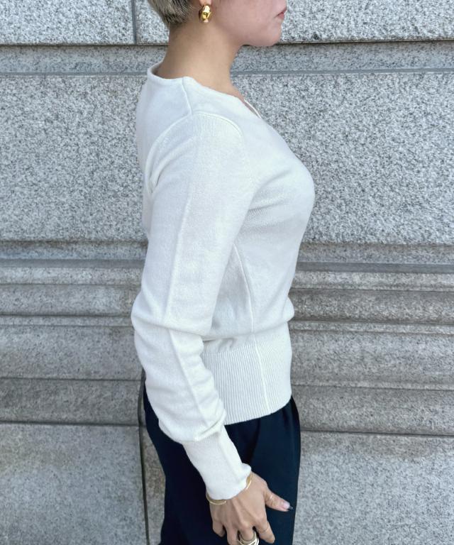 Ｖネックカシミヤニット_gfa25aw-nt01