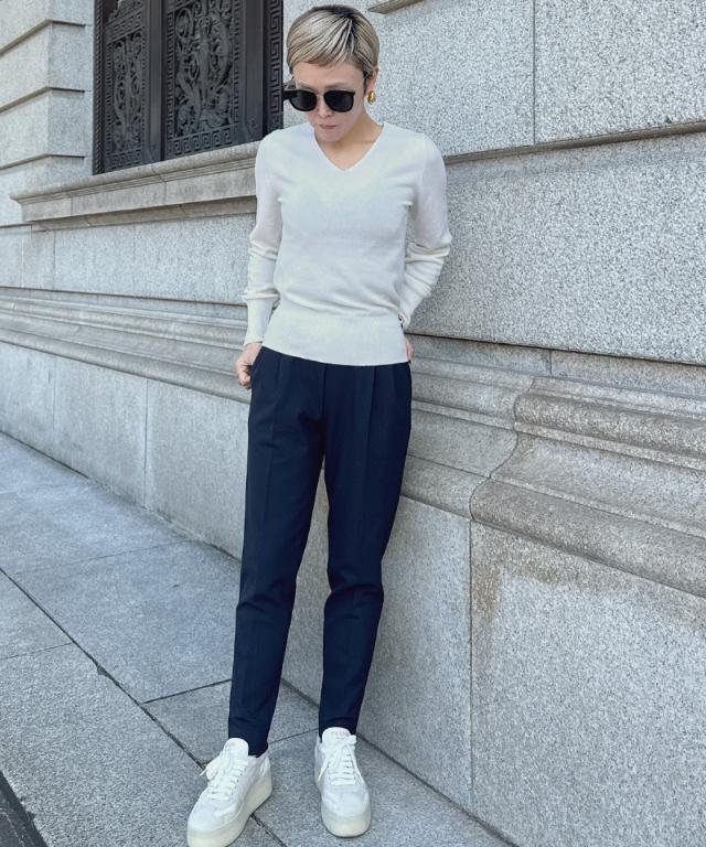 Ｖネックカシミヤニット_gfa25aw-nt01