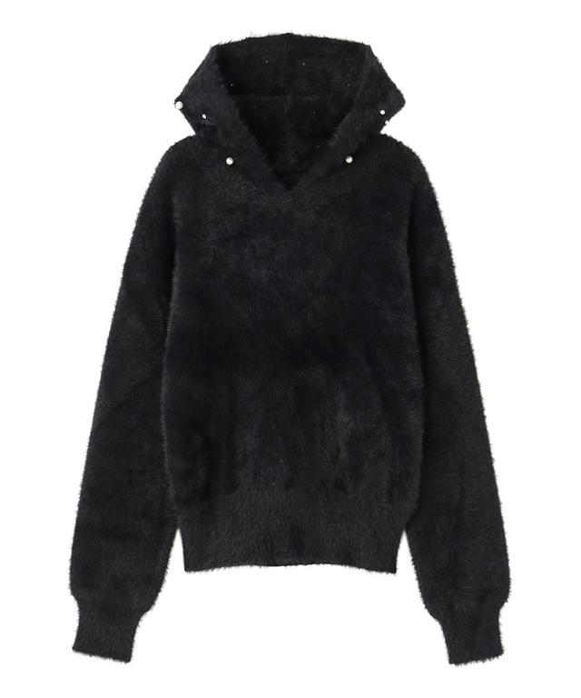 新品　美品　人気　jenne パールフーディ　ブラック　黒　サイズS パールフーディー｜JENNE(ジェンヌ)公式通販：パリジェンヌのように