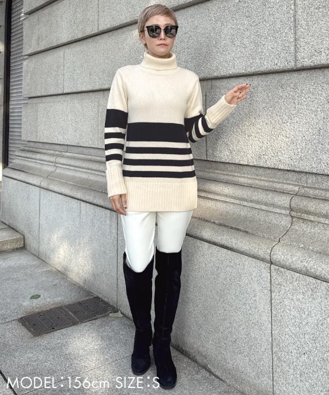 パネルボーダーニット_gfa25aw-nt03