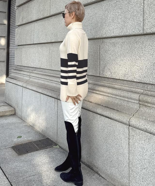 パネルボーダーニット_gfa25aw-nt03