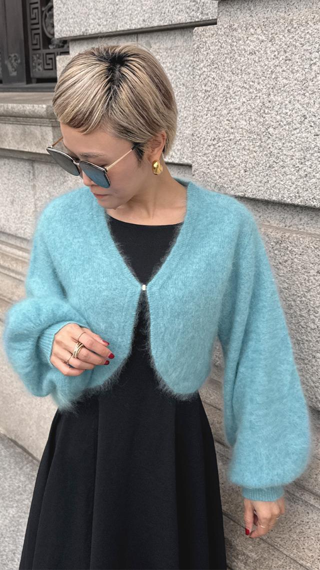 ふわふわウールボレロ