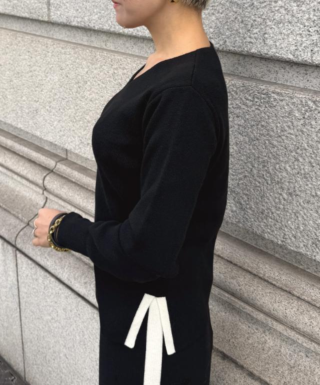 Vネックウールニット_gfa25aw-nt09