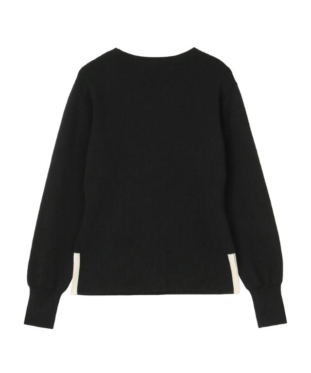 Vネックウールニット_gfa25aw-nt09