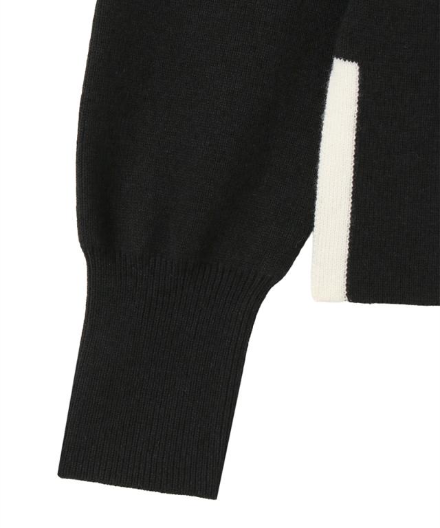 Vネックウールニット_gfa25aw-nt09