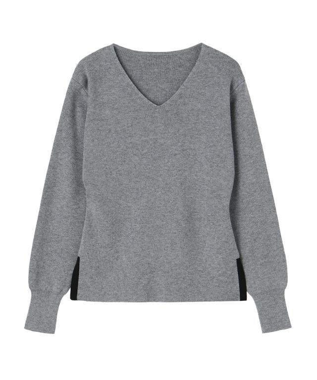 Vネックウールニット_gfa25aw-nt09