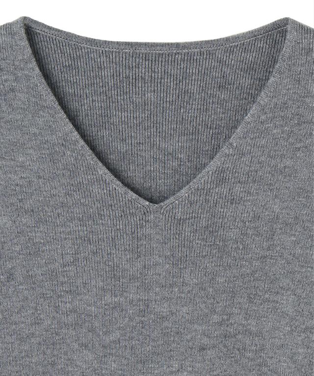 Vネックウールニット_gfa25aw-nt09