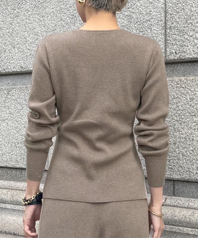Vネックウールニット_gfa25aw-nt09