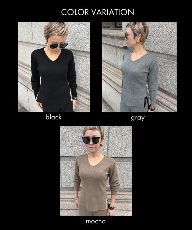 Vネックウールニット_gfa25aw-nt09