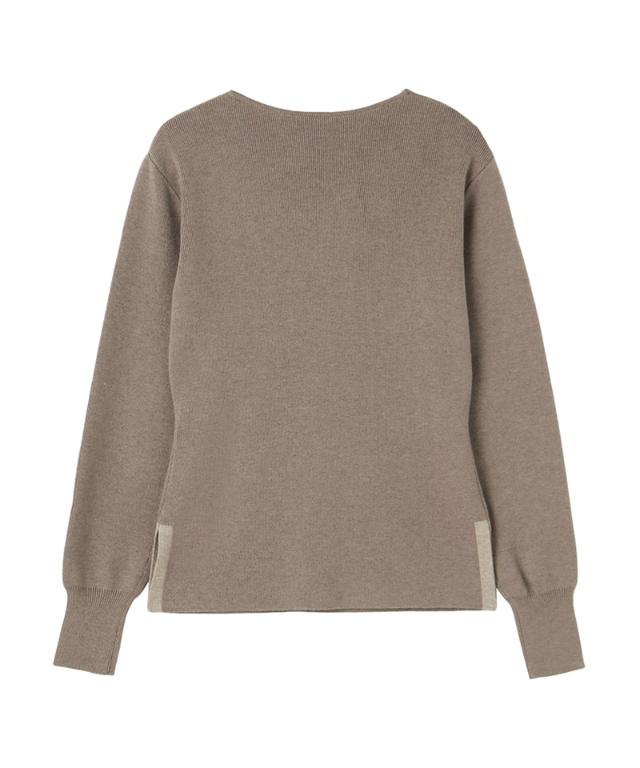 Vネックウールニット_gfa25aw-nt09