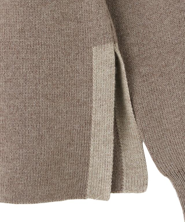 Vネックウールニット_gfa25aw-nt09