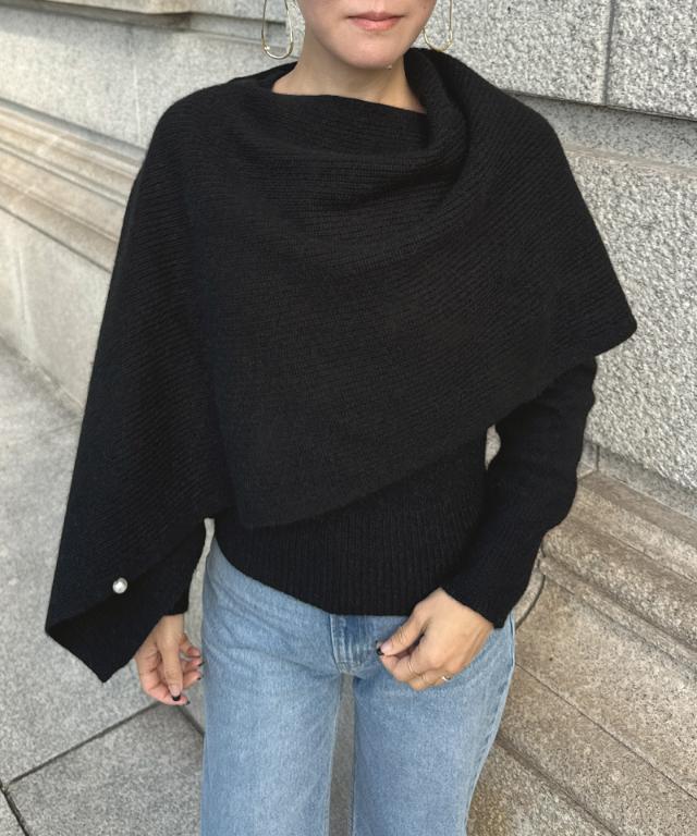 マルチウェイパールニット（ショールセット）_gfa25aw-nt11
