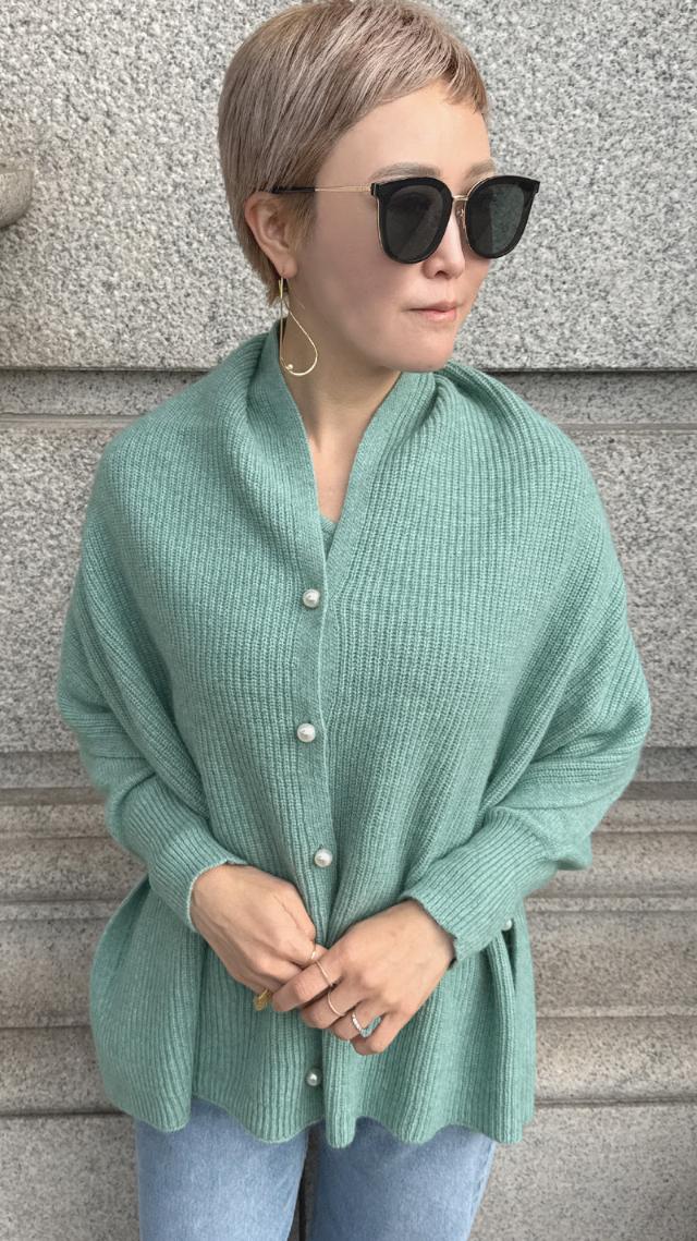 マルチウェイパールニット（ショールセット）