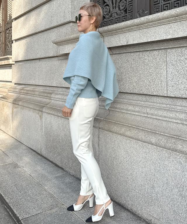 マルチウェイパールニット（ショールセット）_gfa25aw-nt11