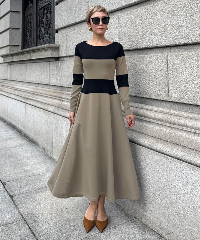 配色美ラインニットワンピース_gfa25aw-op12