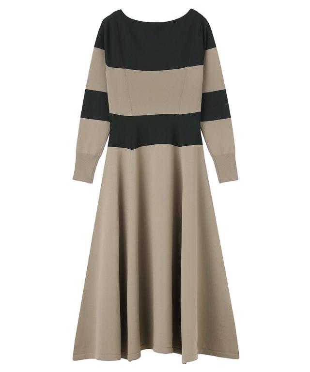 配色美ラインニットワンピース_gfa25aw-op12