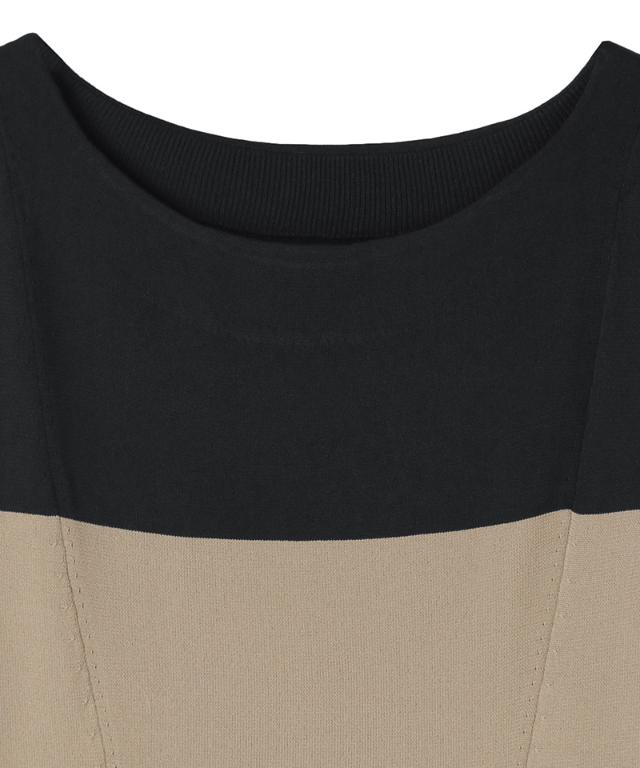 配色美ラインニットワンピース_gfa25aw-op12