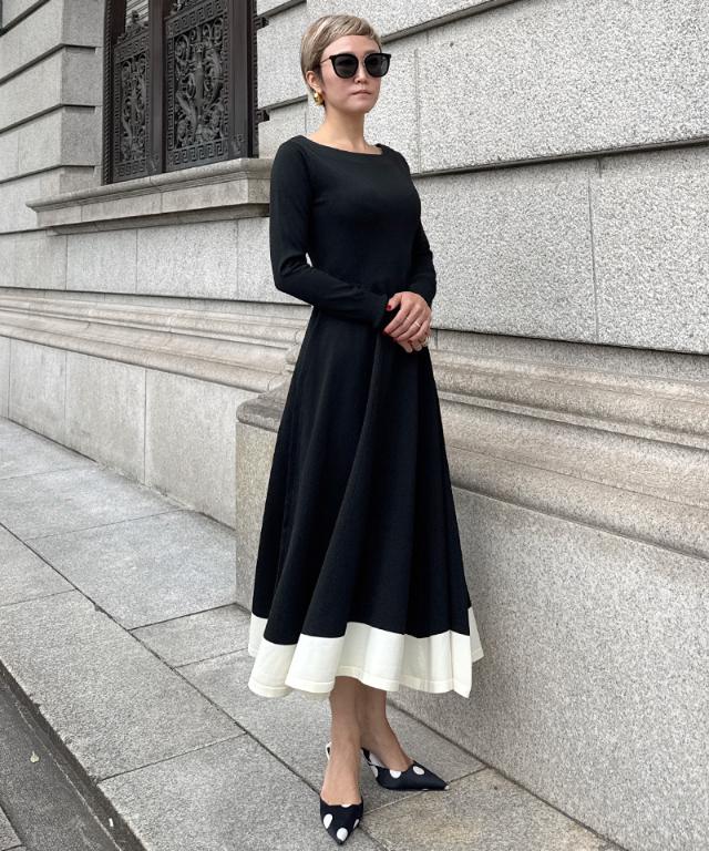 配色美ラインニットワンピース_gfa25aw-op12