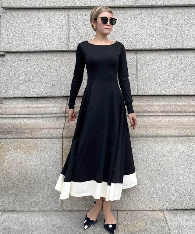 配色美ラインニットワンピース_gfa25aw-op12