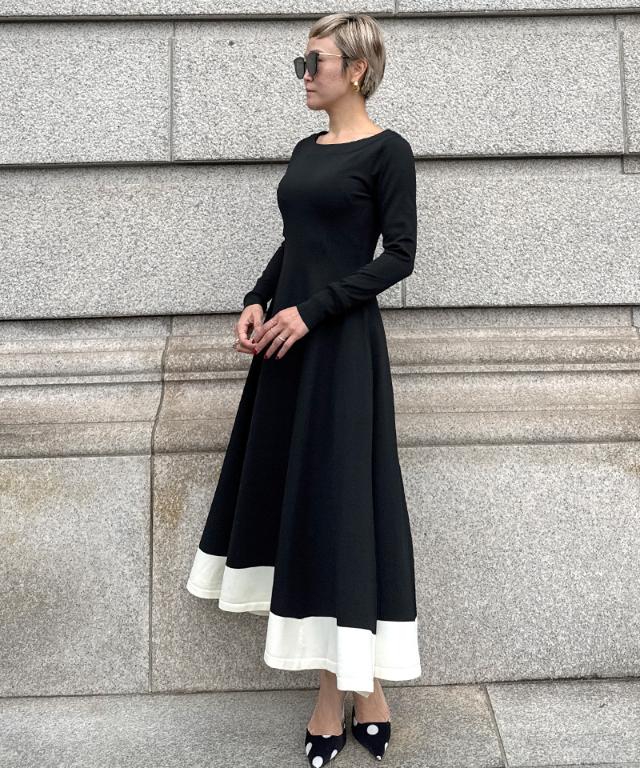 えりこ　ヌメロベントゥーノ 美品ワンピース 値下げしました。 配色美ラインニットワンピース｜JENNE(ジェンヌ)公式通販：パリ