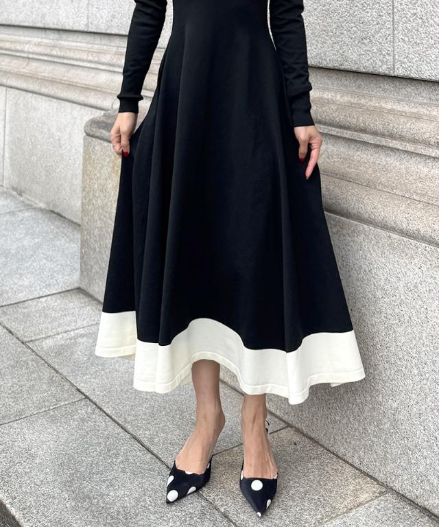 配色美ラインニットワンピース_gfa25aw-op12