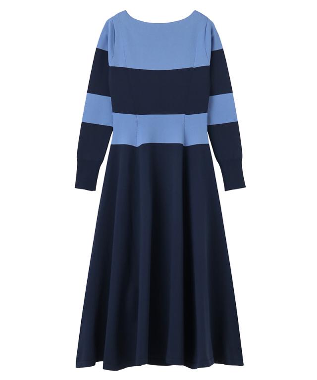 配色美ラインニットワンピース_gfa25aw-op12