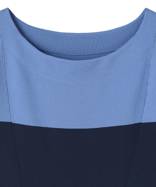 配色美ラインニットワンピース_gfa25aw-op12