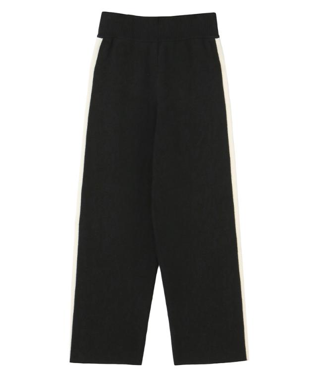 ウールサイドラインニットパンツ_gfa25aw-pt10