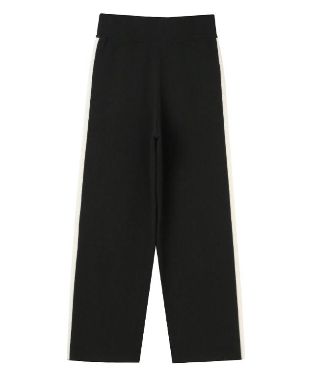 ウールサイドラインニットパンツ_gfa25aw-pt10