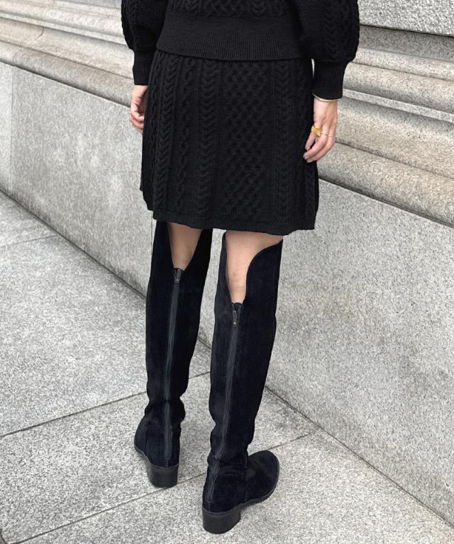 着痩せケーブルスカート_gfa25aw-sk08