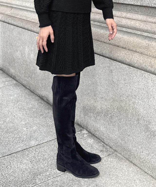 着痩せケーブルスカート_gfa25aw-sk08