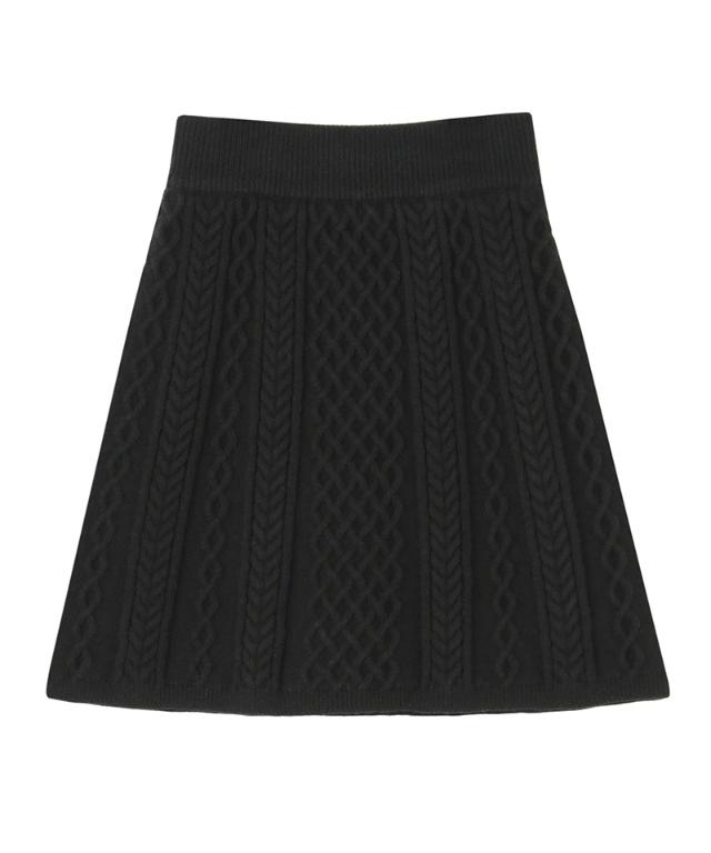 着痩せケーブルスカート_gfa25aw-sk08