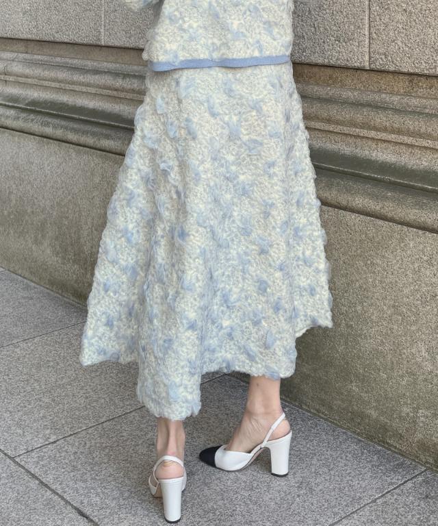 3層編みラグジュアリーニットスカート_gfa25aw-sk14