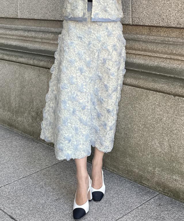 3層編みラグジュアリーニットスカート_gfa25aw-sk14