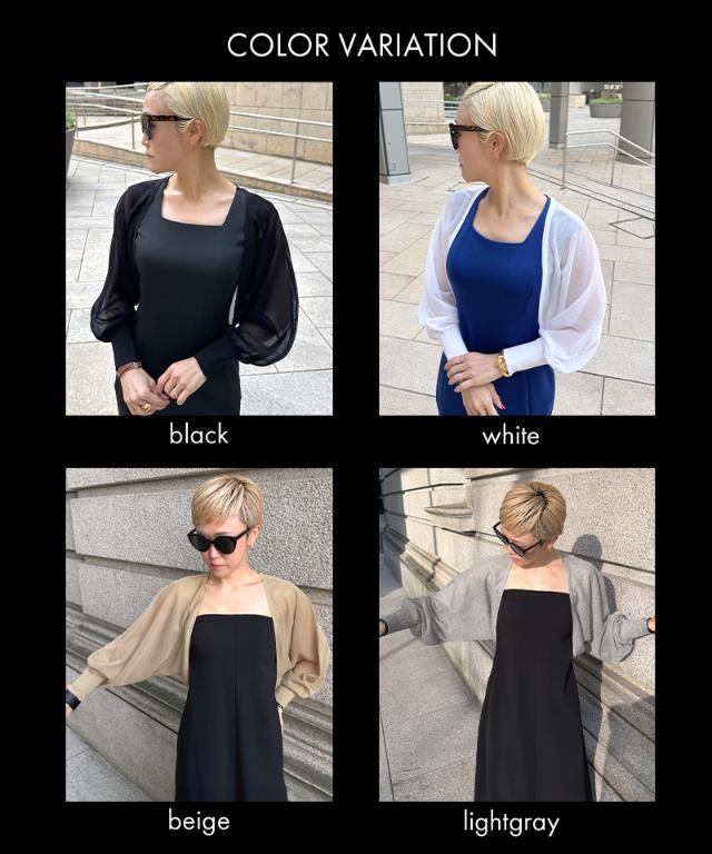 シアーボレロカーディガン_gfa25ss-nt11