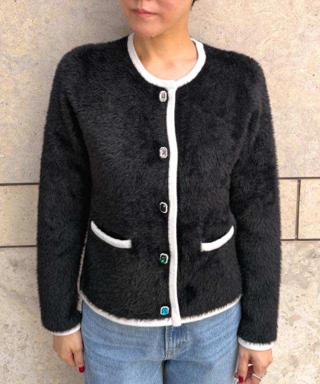 ビジューボタンニットジャケット_gfa26aw-nt12