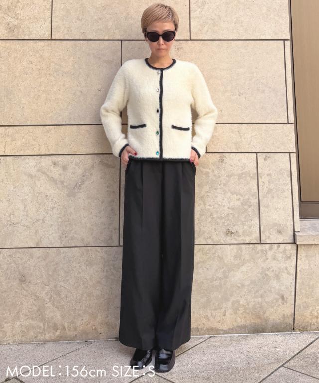 ビジューボタンニットジャケット_gfa26aw-nt12
