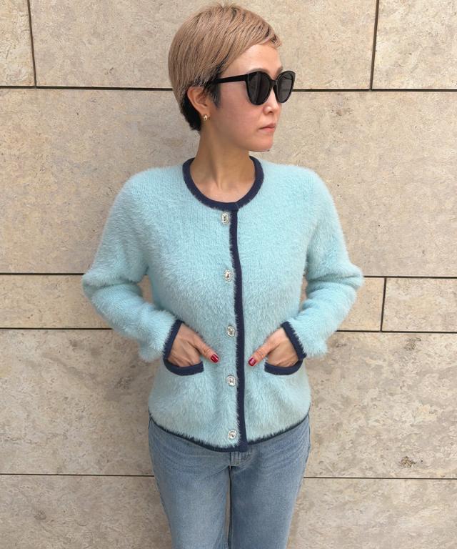 ビジューボタンニットジャケット_gfa26aw-nt12
