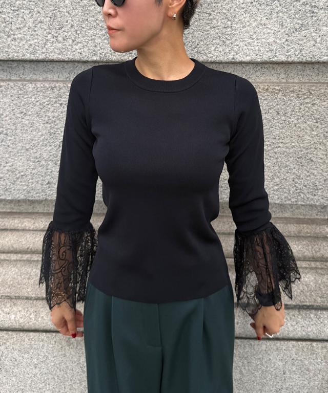 袖レースニット_gfa26aw-nt14