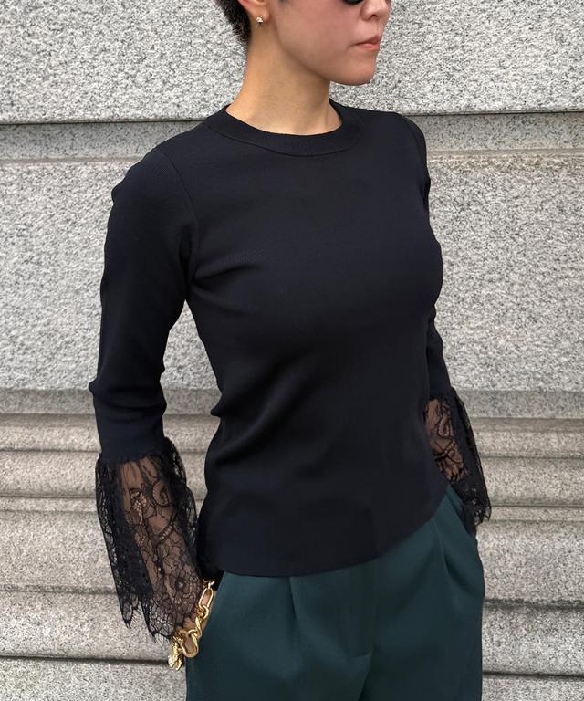 袖レースニット_gfa26aw-nt14