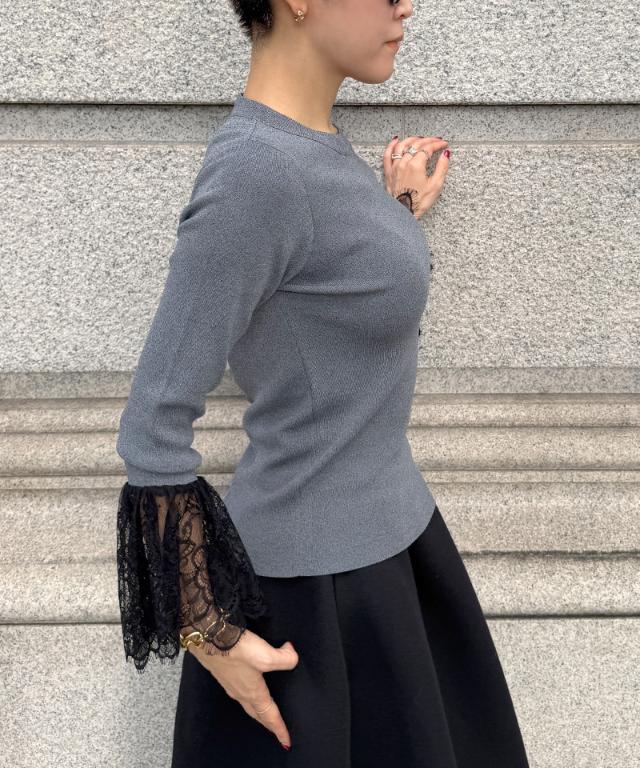 袖レースニット_gfa26aw-nt14