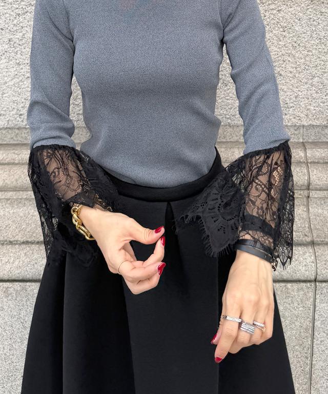 袖レースニット_gfa26aw-nt14
