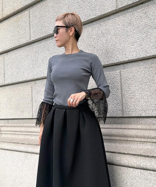 袖レースニット_gfa26aw-nt14