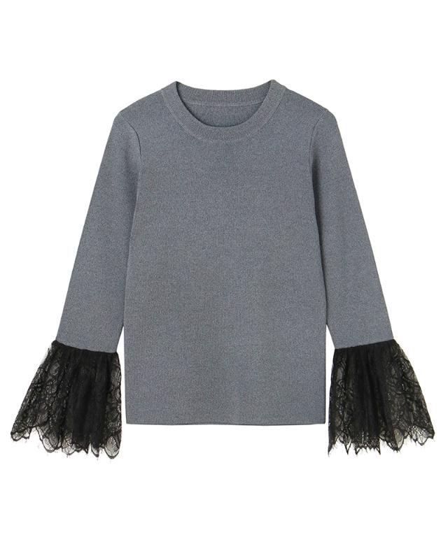 袖レースニット_gfa26aw-nt14