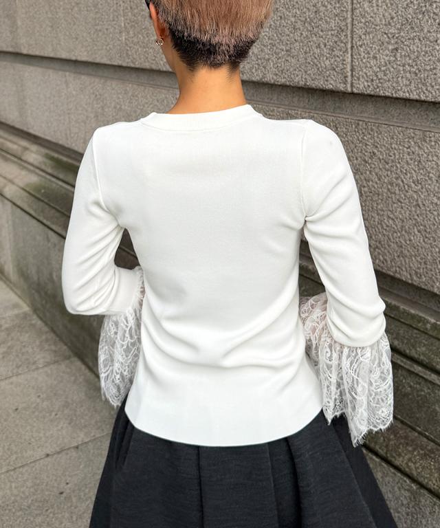 袖レースニット_gfa26aw-nt14
