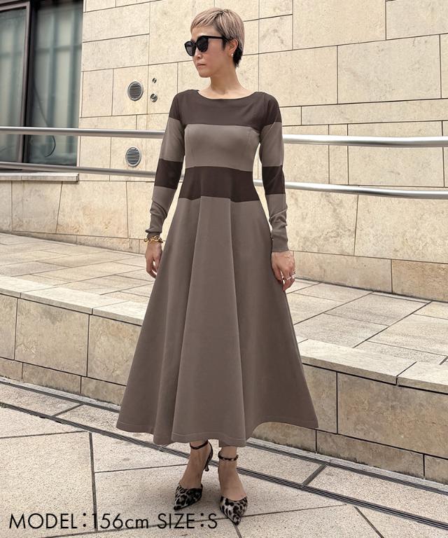 配色美ラインニットワンピース_gfa26aw-op17