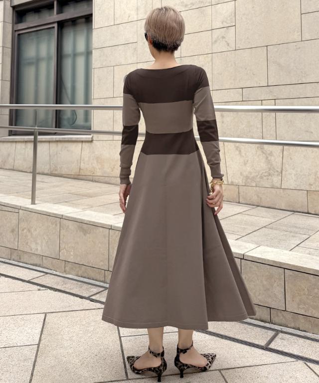 配色美ラインニットワンピース_gfa26aw-op17