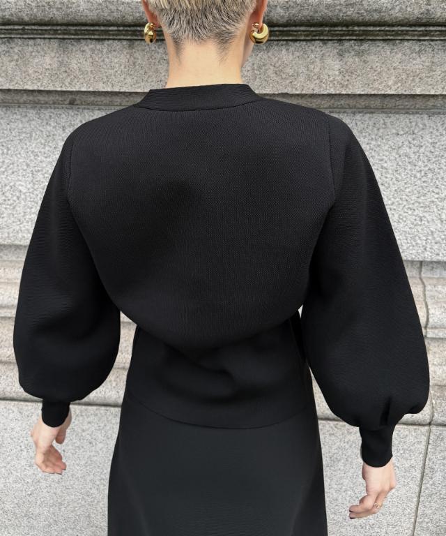 トップボタン立体カーディガン_gfa26ss-nt01