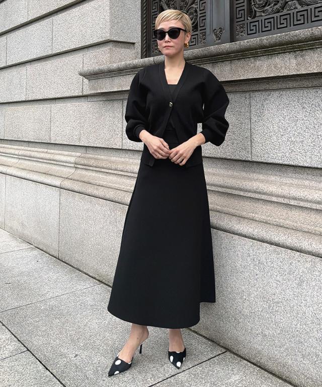 トップボタン立体カーディガン_gfa26ss-nt01